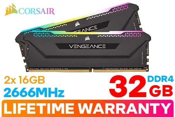 Corsair Vengeance PRO 32GB 2666MHz DDR4 RAM - High Performance